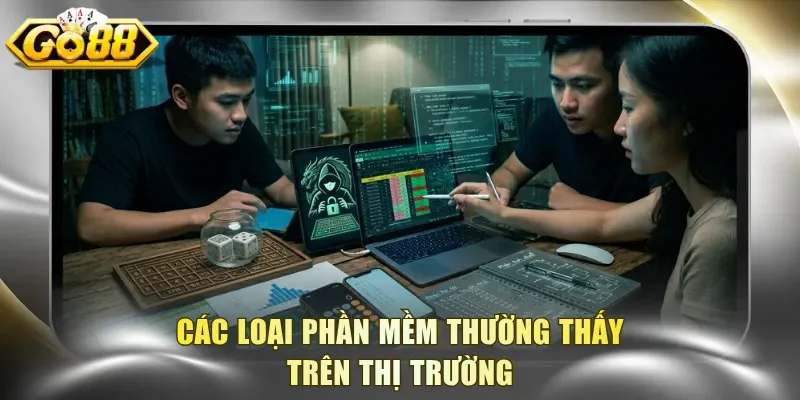 Các loại phần mềm thường thấy trên thị trường